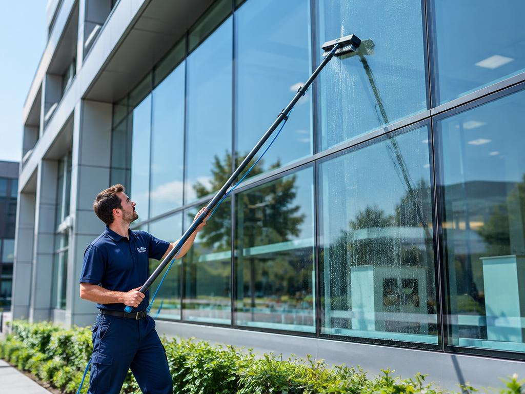 Praxisfoto zum Thema: HRA ProfiWissen – Glas- & Fassadenreinigung