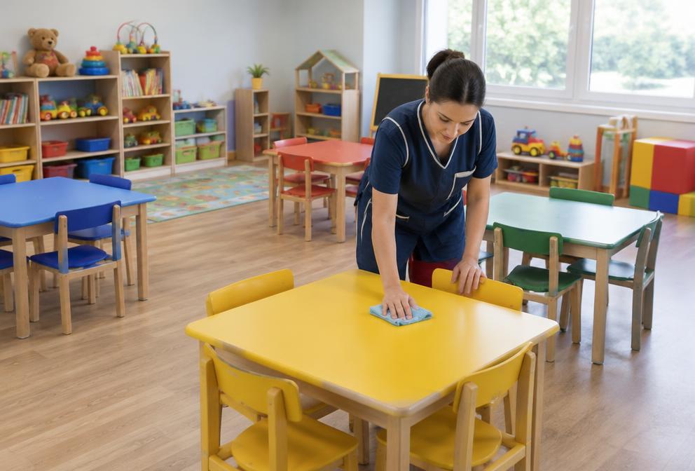 Praxisfoto zum Thema: HRA ProfiWissen – Kita & Schulreinigung