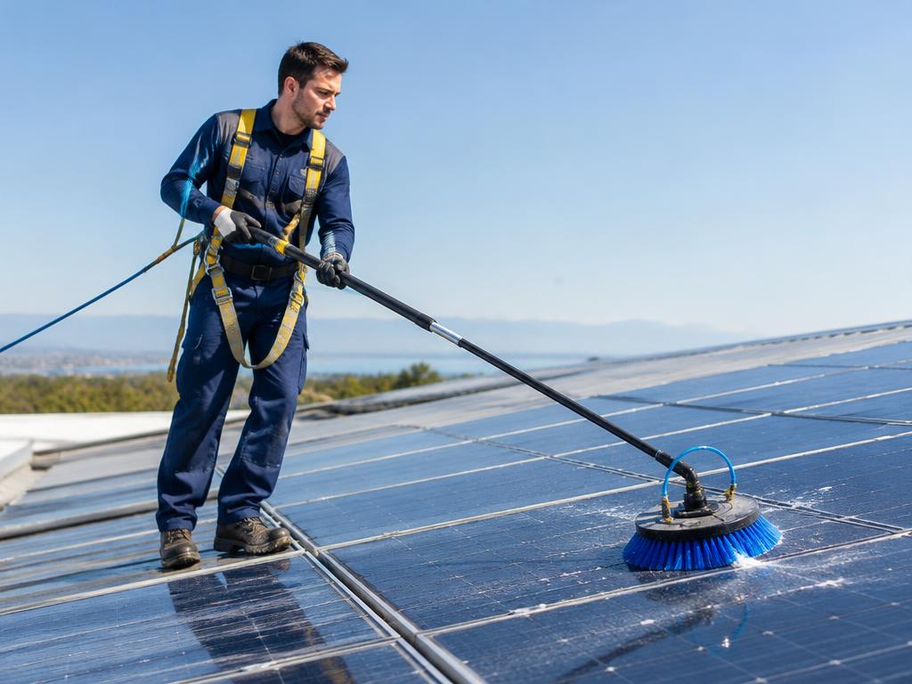 Praxisfoto zum Thema: HRA ProfiWissen – Solarreinigung