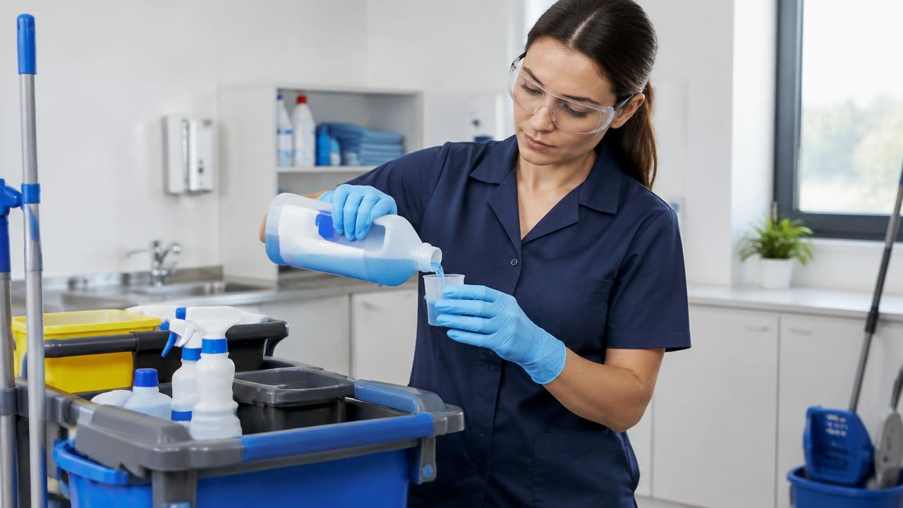 Onlinekurs Sicherheitsunterweisung Reinigungschemie