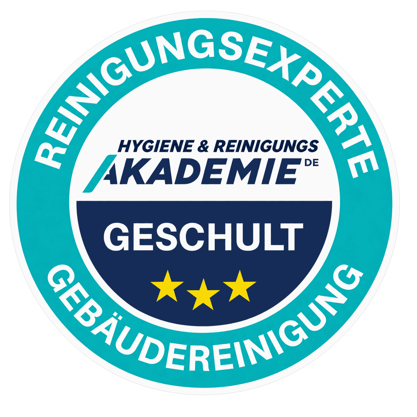 Siegel – Geschulter Reinigungsexperte Gebäudereinigung